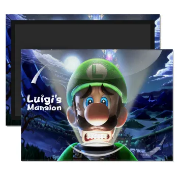 Luigi's Mansion, Ορθογώνιο μαγνητάκι ψυγείου διάστασης 9x6cm