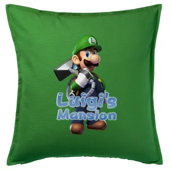 Luigi's Mansion, Sofa cushion Green 50x50cm includes filling