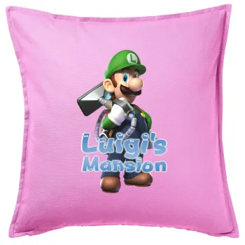 Luigi's Mansion, Sofa cushion Pink 50x50cm includes filling
