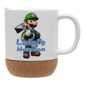 Luigi's Mansion, Κούπα, κεραμική με βάση φελού και καπάκι (ΜΑΤ), 330ml