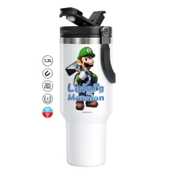 Luigi's Mansion, Mega Tumbler με καπάκι, διπλού τοιχώματος (θερμό) 1,2L