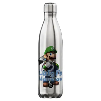 Luigi's Mansion, Inox (Stainless steel) hot metal mug, double wall, 750ml