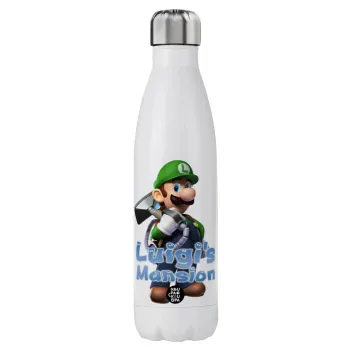 Luigi's Mansion, Μεταλλικό παγούρι θερμός (Stainless steel), διπλού τοιχώματος, 750ml