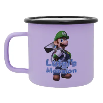 Luigi's Mansion, Κούπα Μεταλλική εμαγιέ ΜΑΤ Light Pastel Purple 360ml