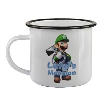Luigi's Mansion, Κούπα εμαγιέ με μαύρο χείλος 360ml