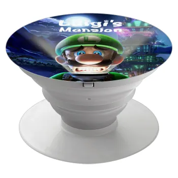 Luigi's Mansion, Phone Holders Stand  Λευκό Βάση Στήριξης Κινητού στο Χέρι