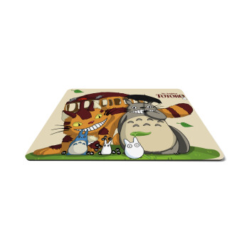 Totoro and Cat, Mousepad rect 27x19cm