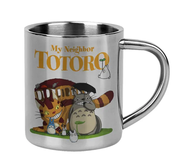 Totoro and Cat — Κούπα Ανοξείδωτη διπλού τοιχώματος 300ml