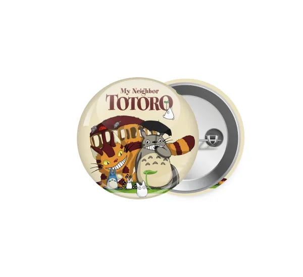 Totoro and Cat — (5cm)