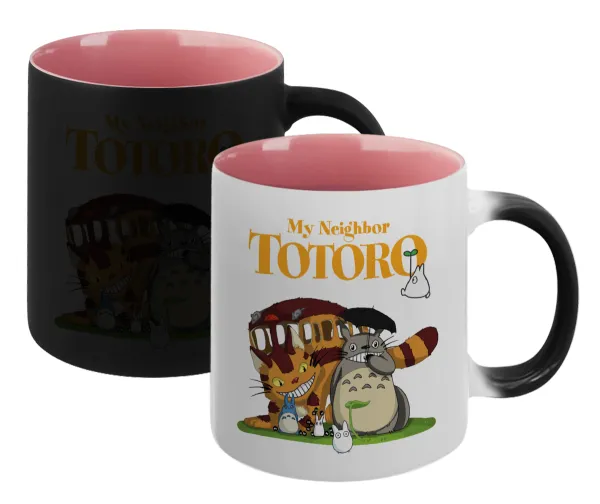Totoro and Cat — Μαγική εσωτερικό ΡΟΖ