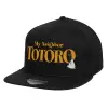 Children's Flat Snapback Hat, Black (100% COTTON, CHILD, UNISEX, ONE SIZE)