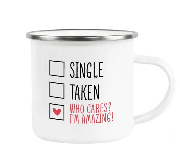 Single — Κούπα Μεταλλική εμαγιέ λευκη 360ml
