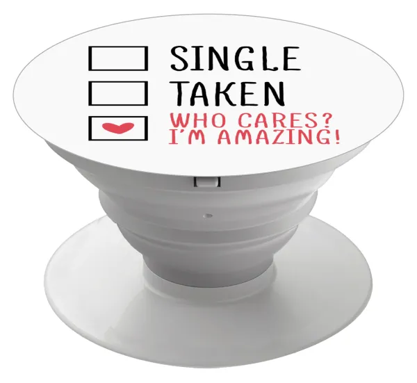 Single — Phone Holders Stand  Λευκό Βάση Στήριξης Κινητού στο Χέρι