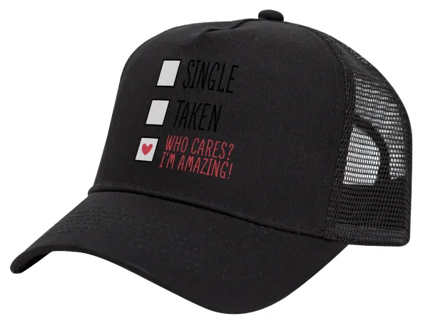 Single, Taken, Who cares i'm amazing — 1