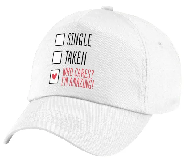 Single — Πεντάφυλλο καπέλο Λευκό, 100% Βαμβακερό (Twill), με ρύθμιση, unisex