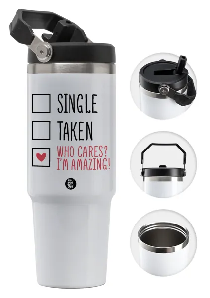 Single — Θερμός Ανοξείδωτο 30oz με χερούλι