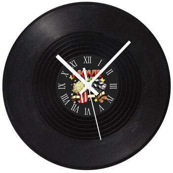 Movie night, Ρολόι τοίχου Βινύλιο (30cm)