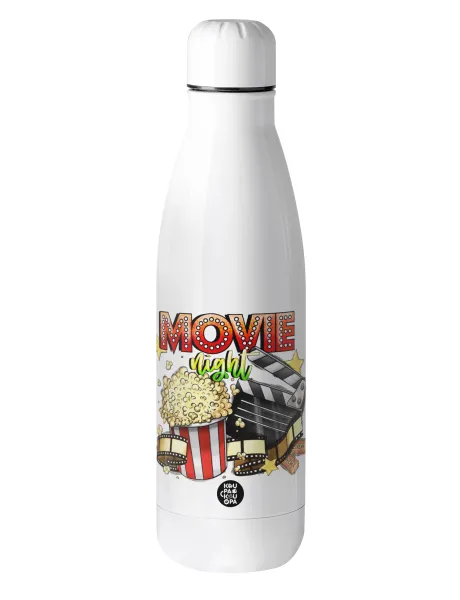 Movie night — Μεταλλικό παγούρι θερμός (Stainless steel), 500ml