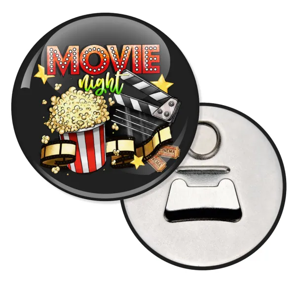 Movie night — Μαγνητάκι & Ανοιχτήρι (5.9cm)