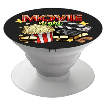 Movie night, Phone Holders Stand  White Hand-held Mobile Phone Holder