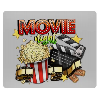 Movie night, Mousepad rect 23x19cm