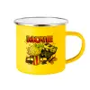Yellow Enamel Metallic Cup 360ml