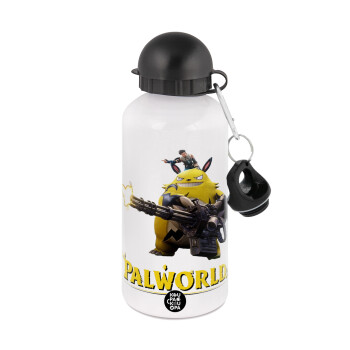 Palworld, Metal water bottle, White, aluminum 500ml