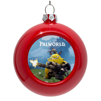 Palworld, Red Christmas tree ornament bauble 8cm