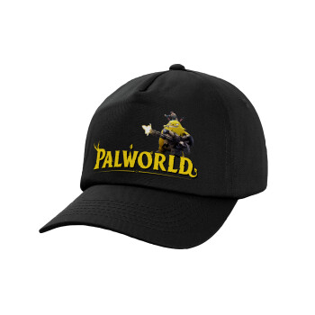 Palworld, Καπέλο Baseball, 100% Βαμβακερό, Low profile, Μαύρο