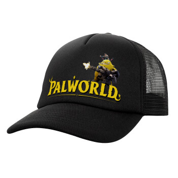 Palworld, Καπέλο Soft Trucker με Δίχτυ Μαύρο 