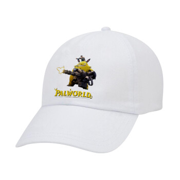 Palworld, Καπέλο Baseball Λευκό (5-φύλλο, unisex)