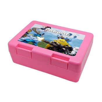 Palworld, Παιδικό δοχείο κολατσιού ΡΟΖ 185x128x65mm (BPA free πλαστικό)