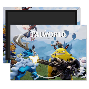 Palworld, Ορθογώνιο μαγνητάκι ψυγείου διάστασης 9x6cm