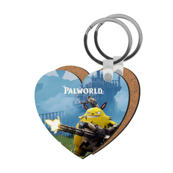 Palworld, Μπρελόκ Ξύλινο καρδιά MDF