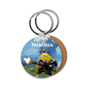 Palworld, Μπρελόκ Ξύλινο στρογγυλό MDF Φ5cm