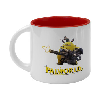 Palworld, Κούπα κεραμική 400ml Λευκή/Κόκκινη