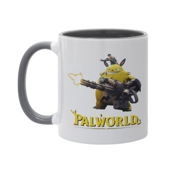 Palworld, Mug colored grey, ceramic, 330ml