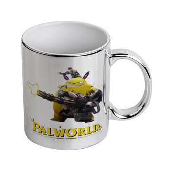 Palworld, Mug ceramic, silver mirror, 330ml