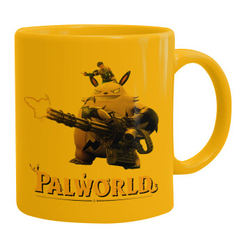 Palworld, Κούπα, κεραμική κίτρινη, 330ml