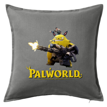 Palworld, Sofa cushion Grey 50x50cm includes filling