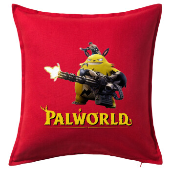 Palworld, Sofa cushion RED 50x50cm includes filling