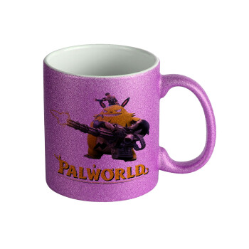 Palworld, Κούπα Μωβ Glitter που γυαλίζει, κεραμική, 330ml