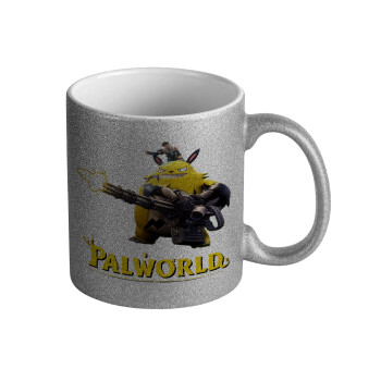 Palworld, Κούπα Ασημένια Glitter που γυαλίζει, κεραμική, 330ml