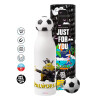 Soccer Metal mug thermos, double wall, 550ml