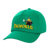 Adult Baseball Cap, 100% Cotton, Green (COTTON, ADULT, UNISEX, ONE SIZE)
