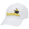 Adult Baseball Cap White 5-panel (POLYESTER, ADULT, UNISEX, ONE SIZE)