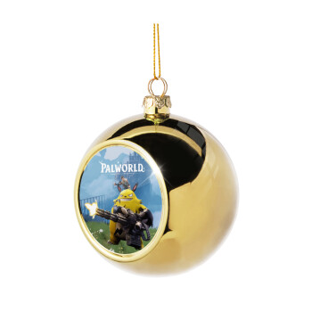 Palworld, Χριστουγεννιάτικη μπάλα δένδρου Χρυσή 8cm