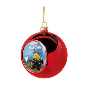 Palworld, Χριστουγεννιάτικη μπάλα δένδρου Κόκκινη 8cm
