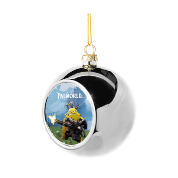 Palworld, Silver 8cm Christmas tree ball ornament