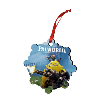 Palworld, Christmas ornament snowflake wooden 7.5cm